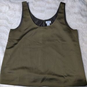 J Crew factory Olive green size medium tank top